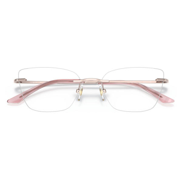 Vogue VO4202I 5126 Milky Pink Rimless Eyeglasses