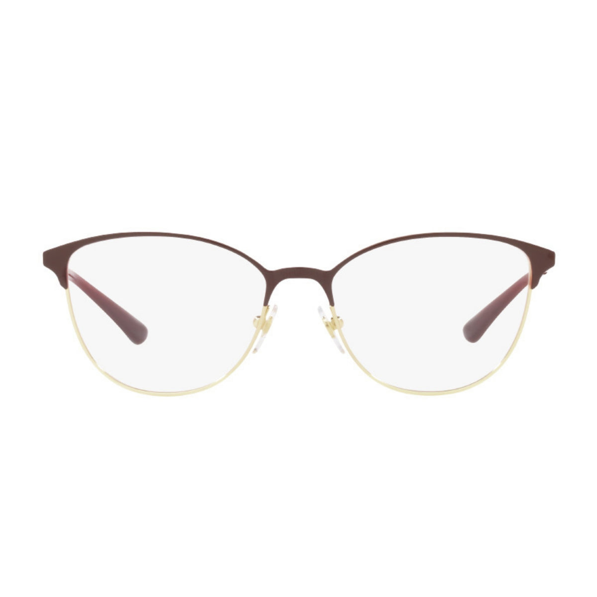 Vogue VO4261I top bordeaux/gold cat-eye eyeglasses, full-rim metal frame