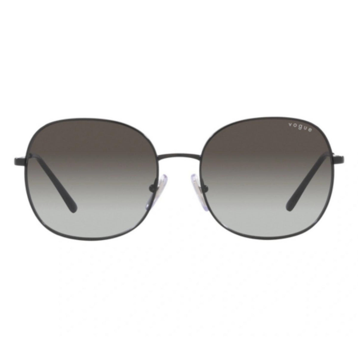 Vogue VO4272S black round sunglasses, full-rim metal frame