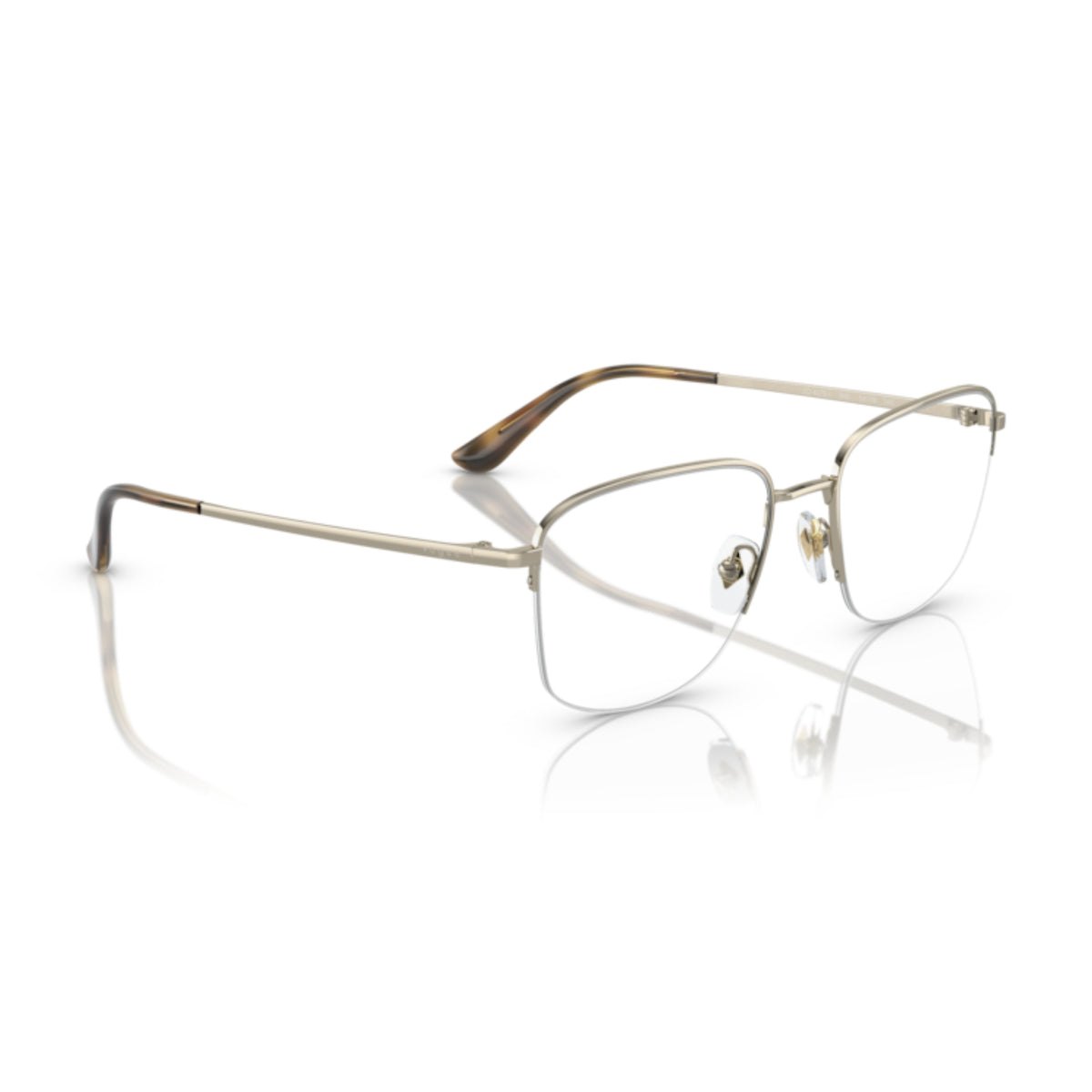 Vogue VO4278I pale gold geometric eyeglasses, angled view