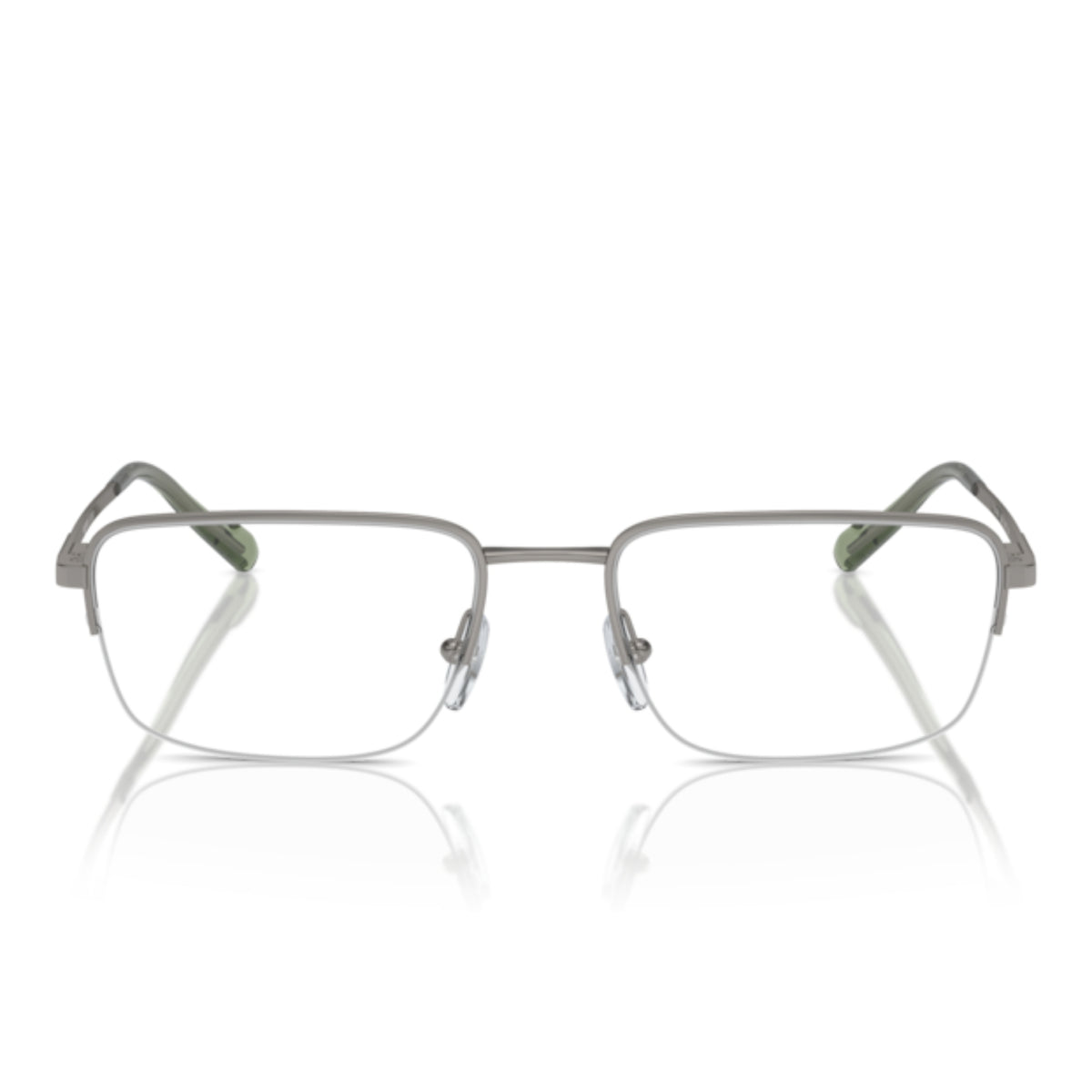 Vogue VO4299I gunmetal rectangle eyeglasses, half-rim metal frame