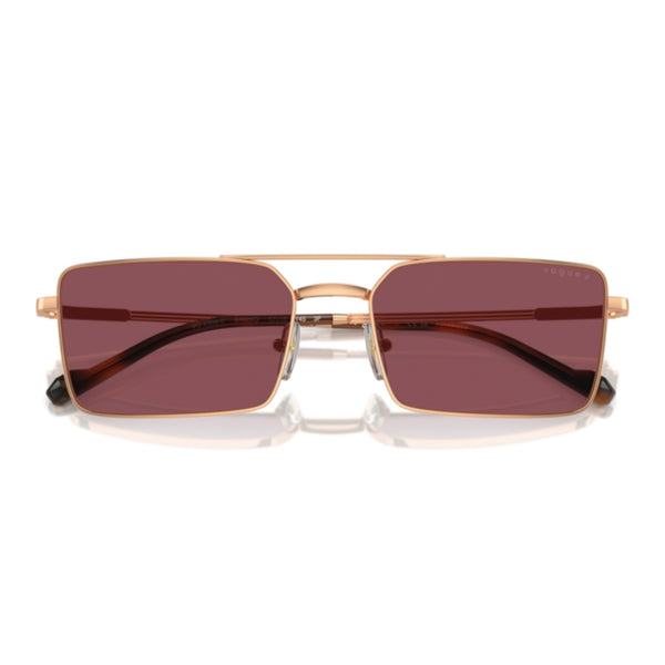 Vogue VO4309S 51525Q Rose Gold Rectangle Sunglasses