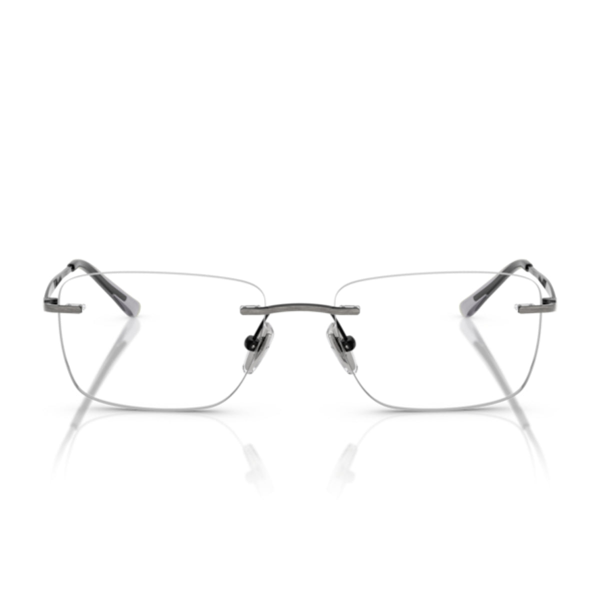 Vogue VO4314I antique silver rimless eyeglasses, metal frame