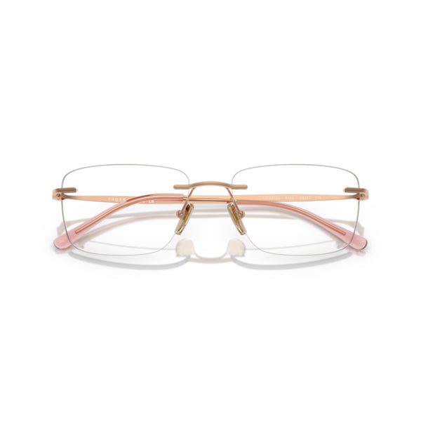 Vogue VO4314I 5152 Rose Gold Rimless Eyeglasses