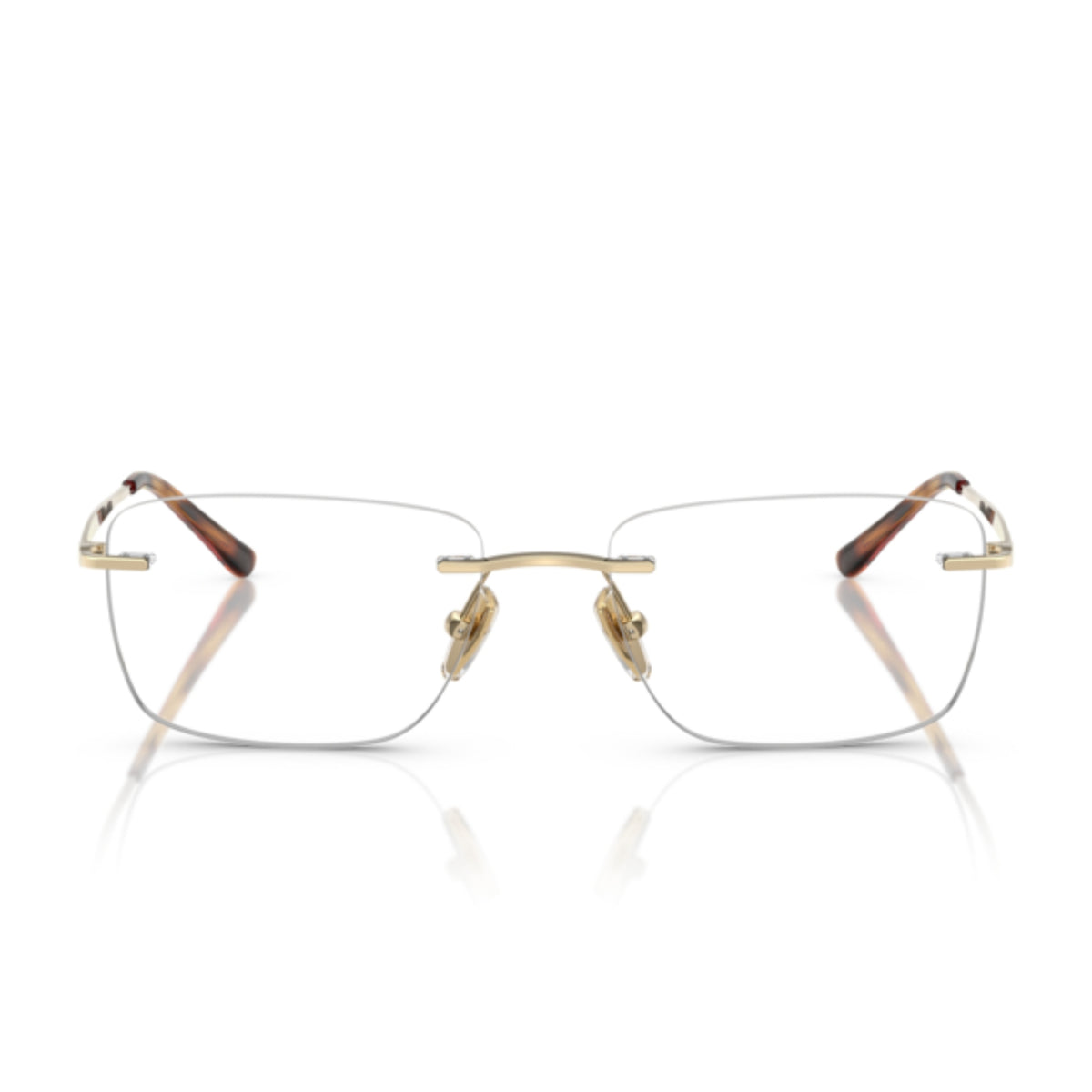 Vogue VO4314I pale gold rimless eyeglasses, metal frame