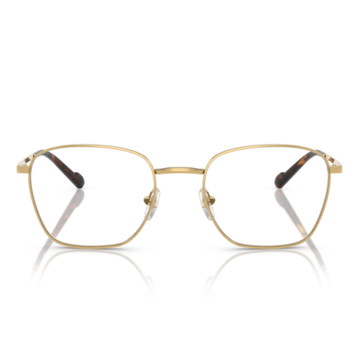 Vogue VO4321 gold square eyeglasses, full-rim metal frame