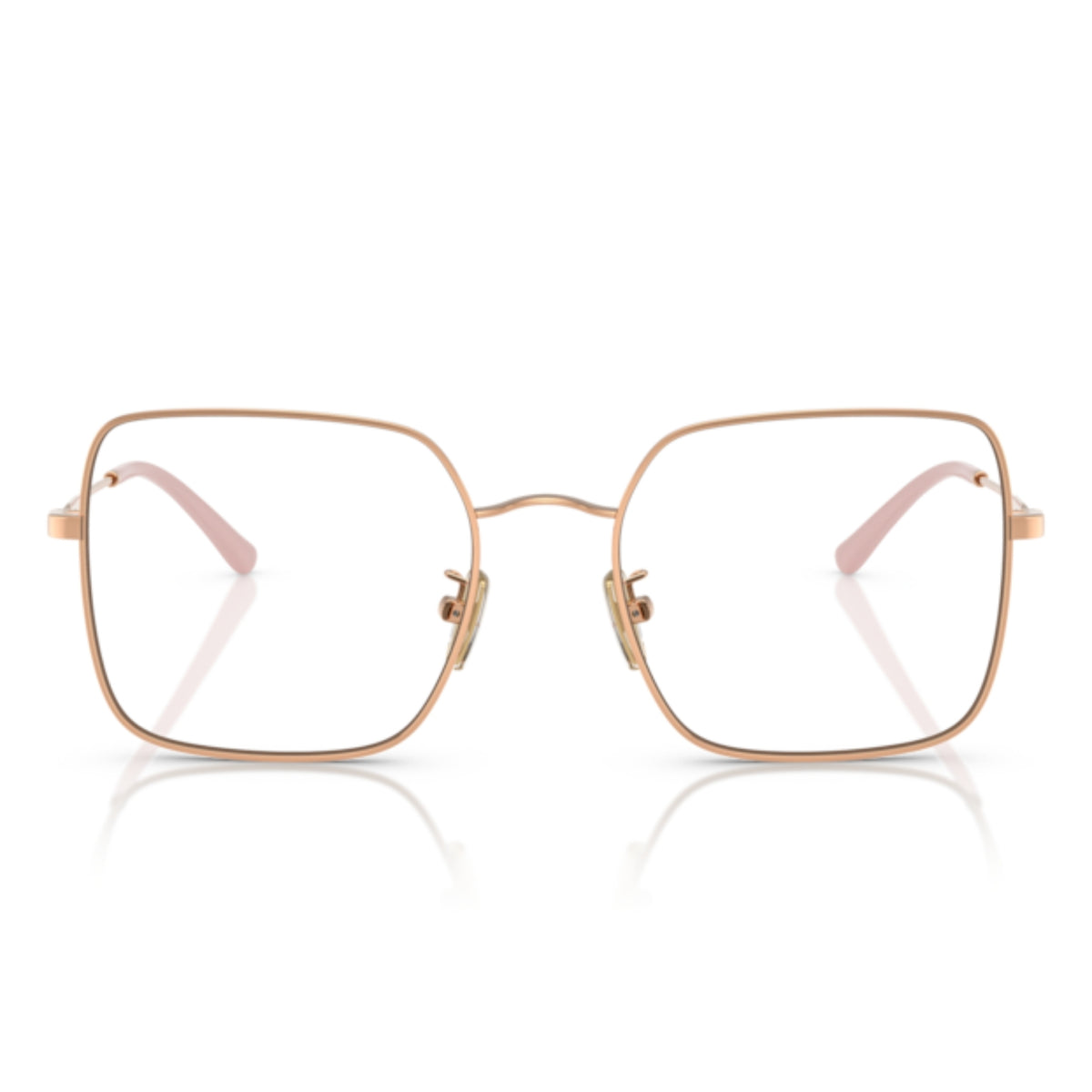 Vogue VO4328D rose gold square eyeglasses, full-rim metal frame