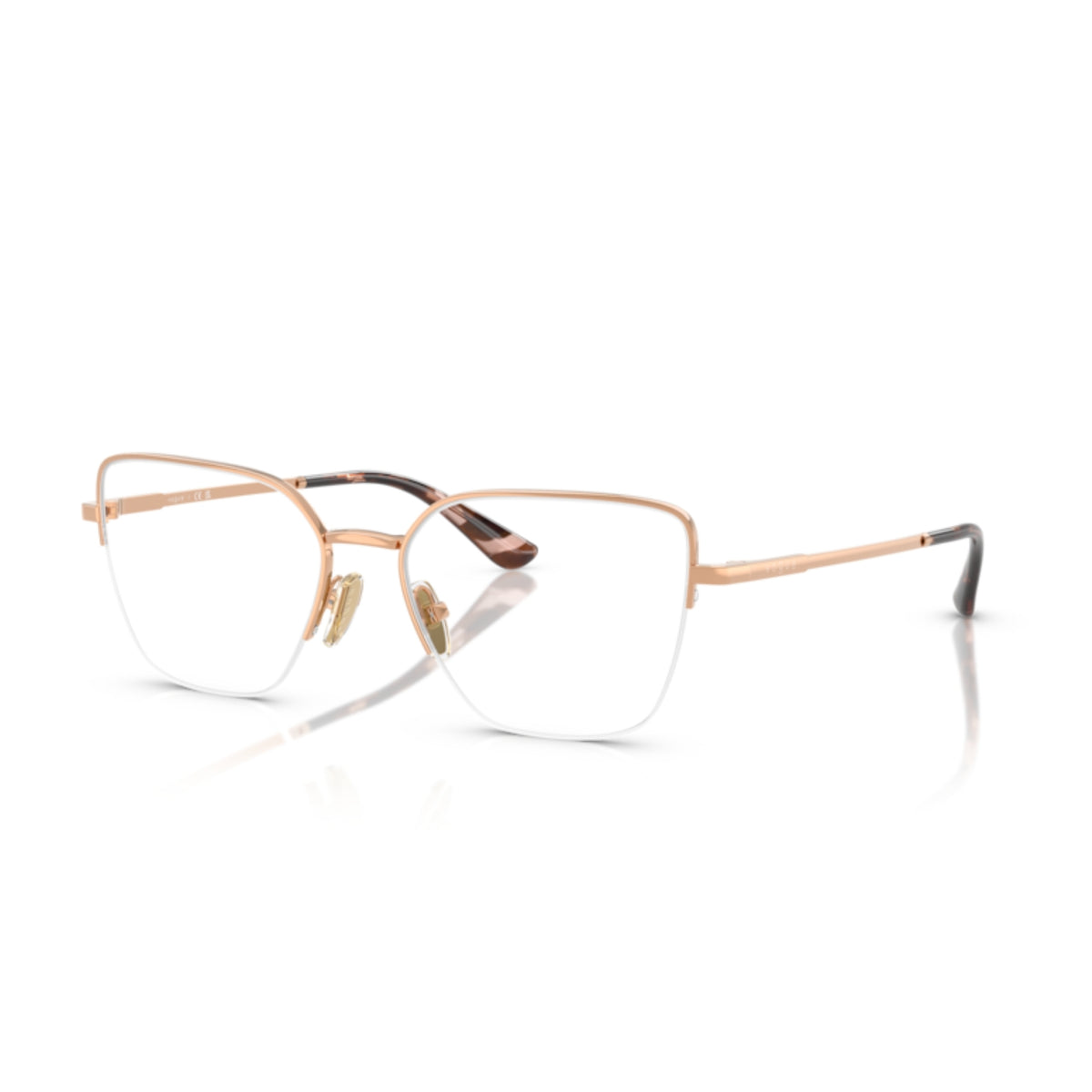 Vogue VO4331 rose gold cat-eye eyeglasses with metal frame