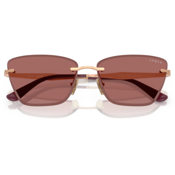 Vogue VO4332S 515269 Rose Gold Rimless Sunglasses
