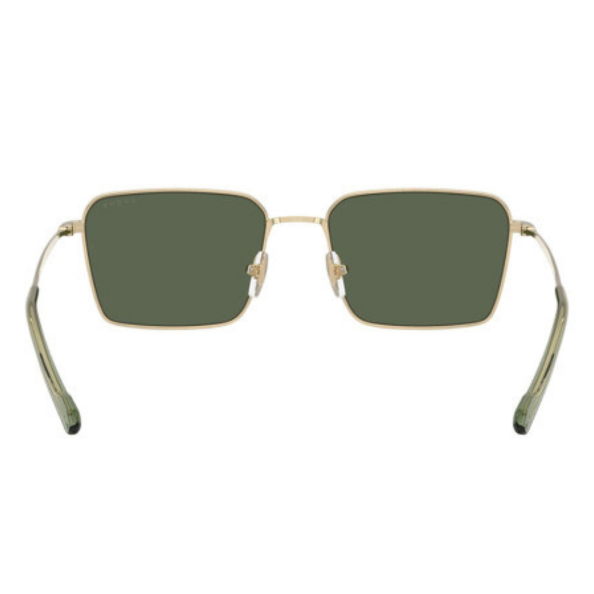 Vogue VO4338SI gold square sunglasses, back view of the frame and temples