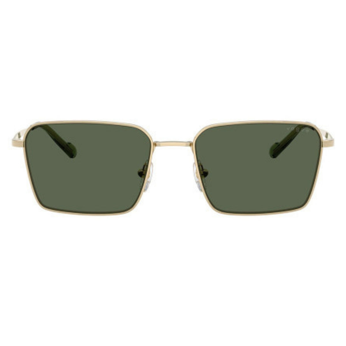 Vogue VO4338SI gold square sunglasses, full-rim metal frame
