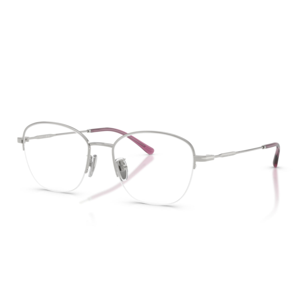 Vogue VO4357D silver geometric eyeglasses with metal frame