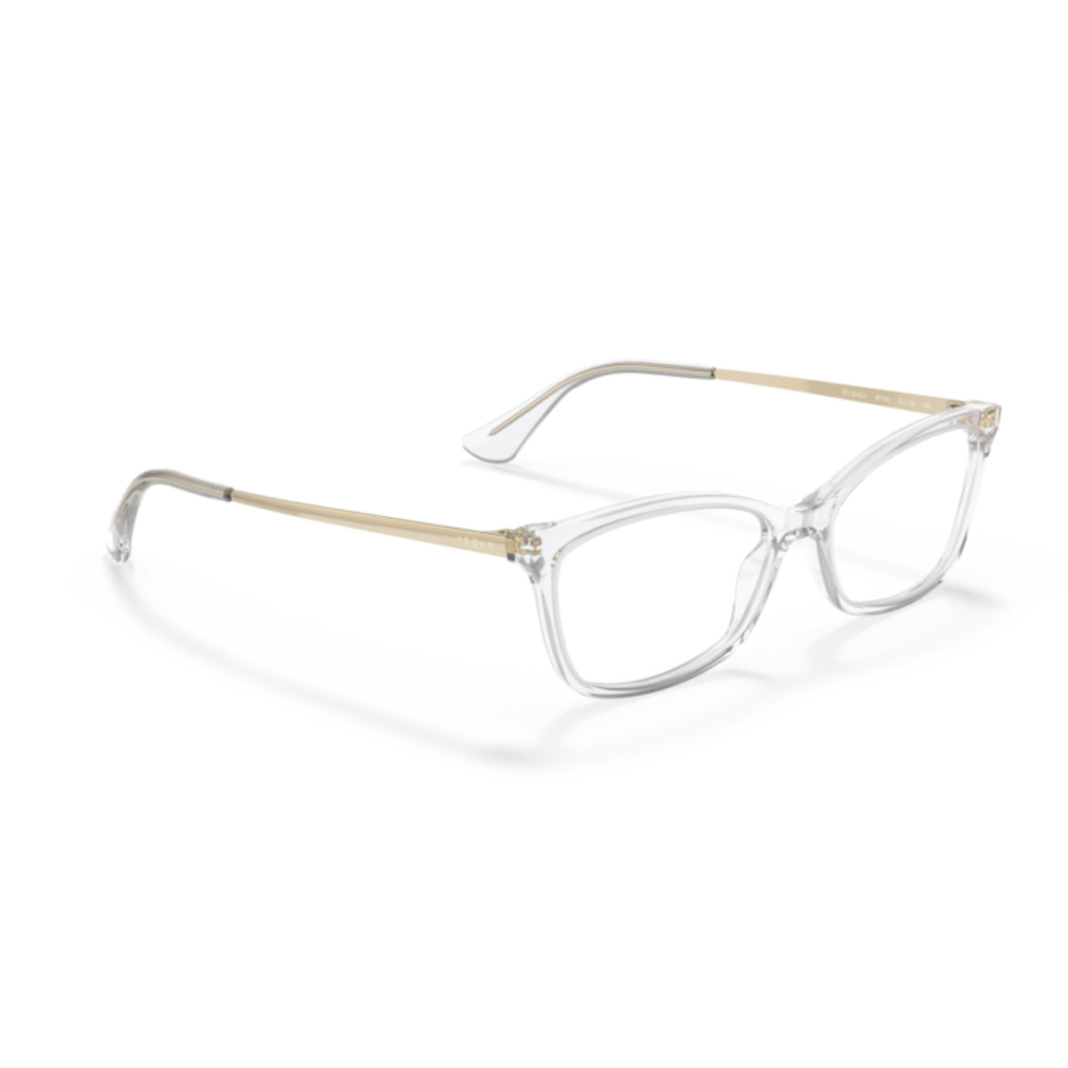 Vogue VO5042I transparent square eyeglasses, angled view