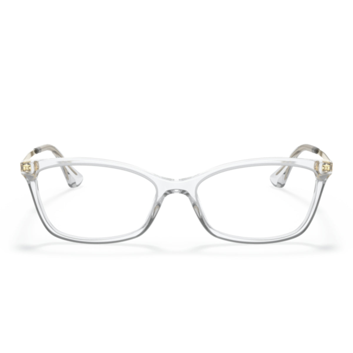 Vogue VO5042I transparent square eyeglasses, full-rim acetate and metal frame