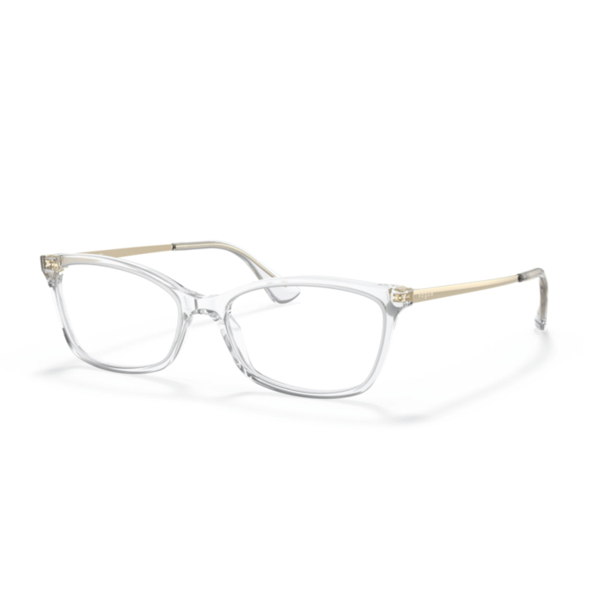 Vogue VO5042I transparent square eyeglasses with acetate and metal frame