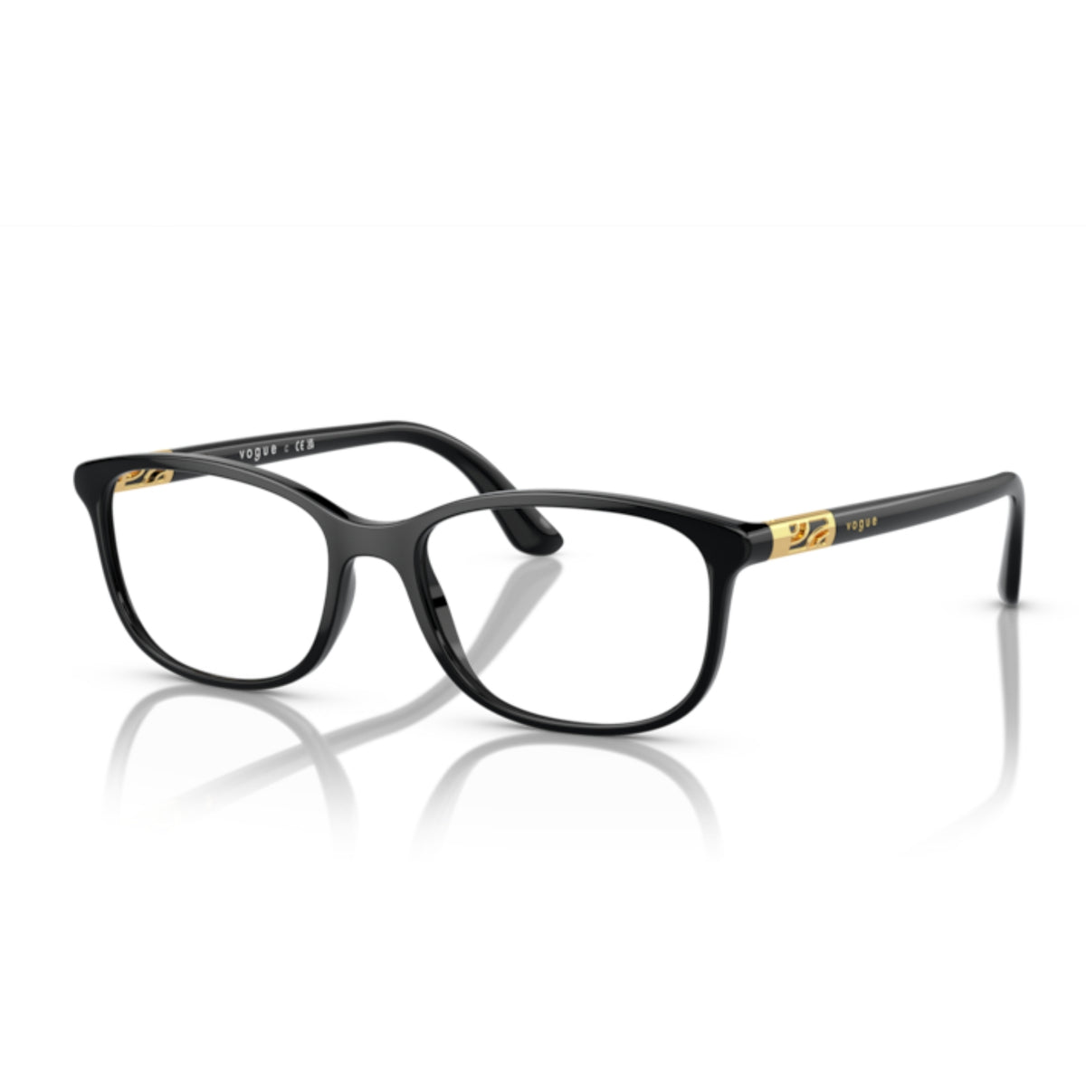 Vogue VO5163 opal violet gradient violet square eyeglasses with plastic frame