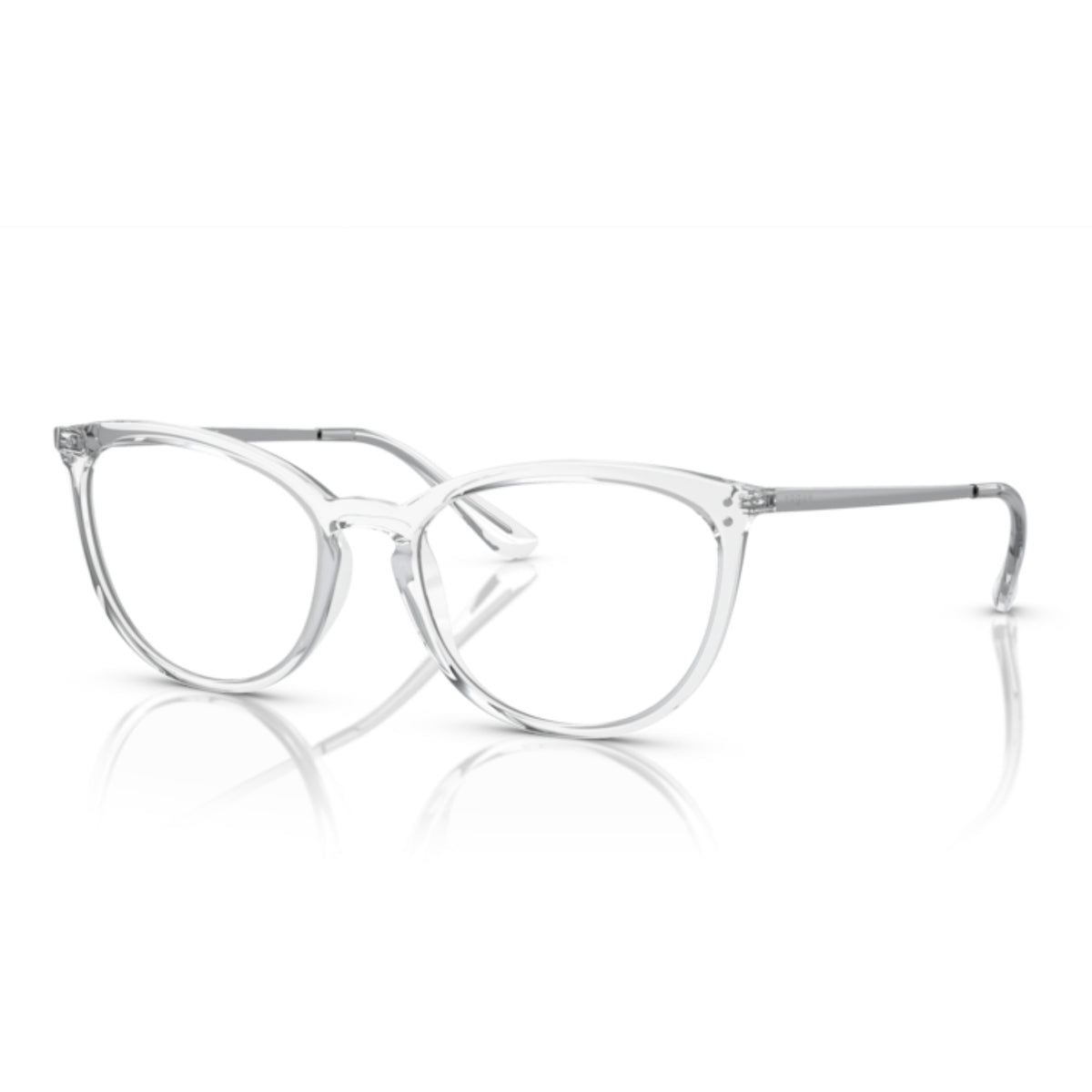 Vogue VO5276 transparent cat-eye eyeglasses with plastic and metal frame