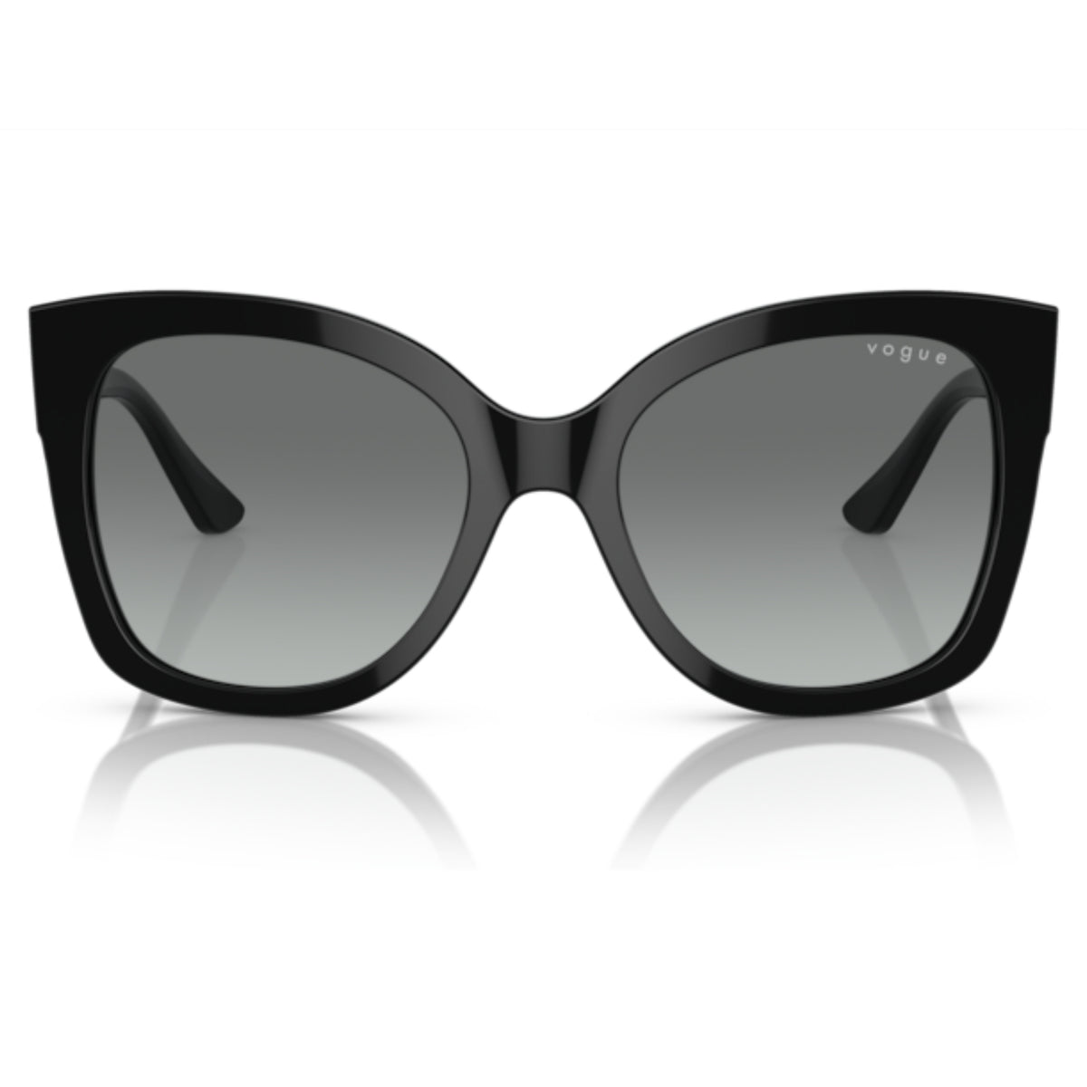 Vogue VO5338S black square sunglasses, full-rim acetate frame
