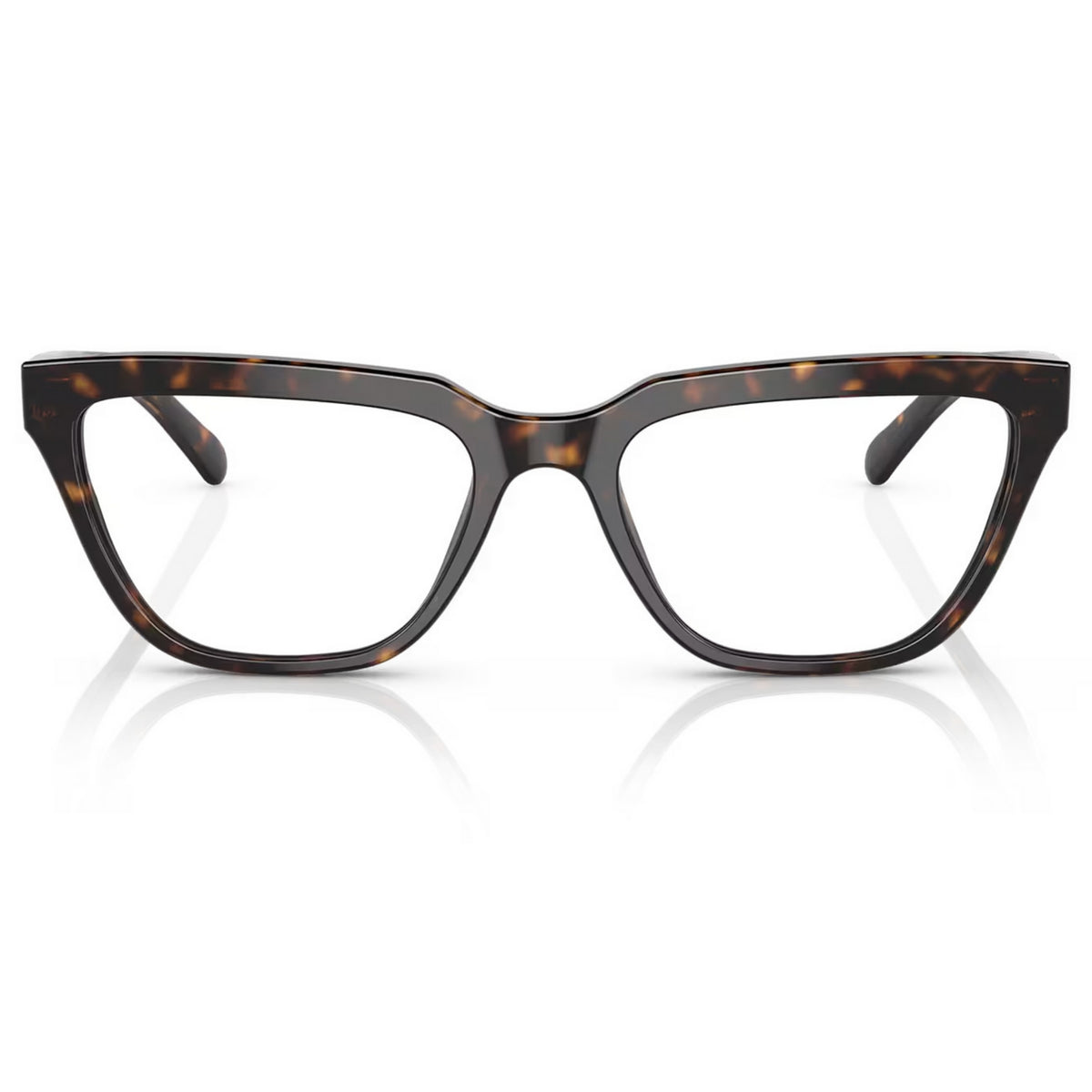 Vogue VO5443 dark havana rectangle eyeglasses, full-rim frame