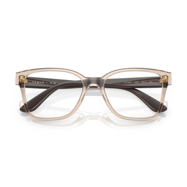 Vogue VO5452 2884 Transparent Light Brown Square Eyeglasses