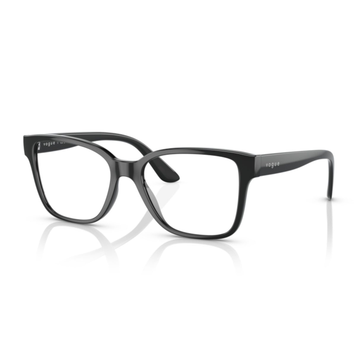 Vogue VO5452 black square eyeglasses with plastic frame