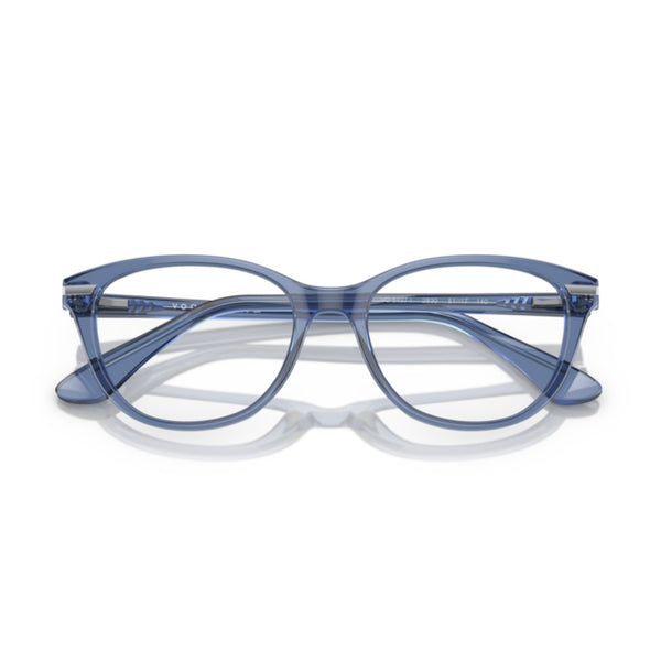 Vogue VO5497I 2830 Transparent Blue Oval Eyeglasses