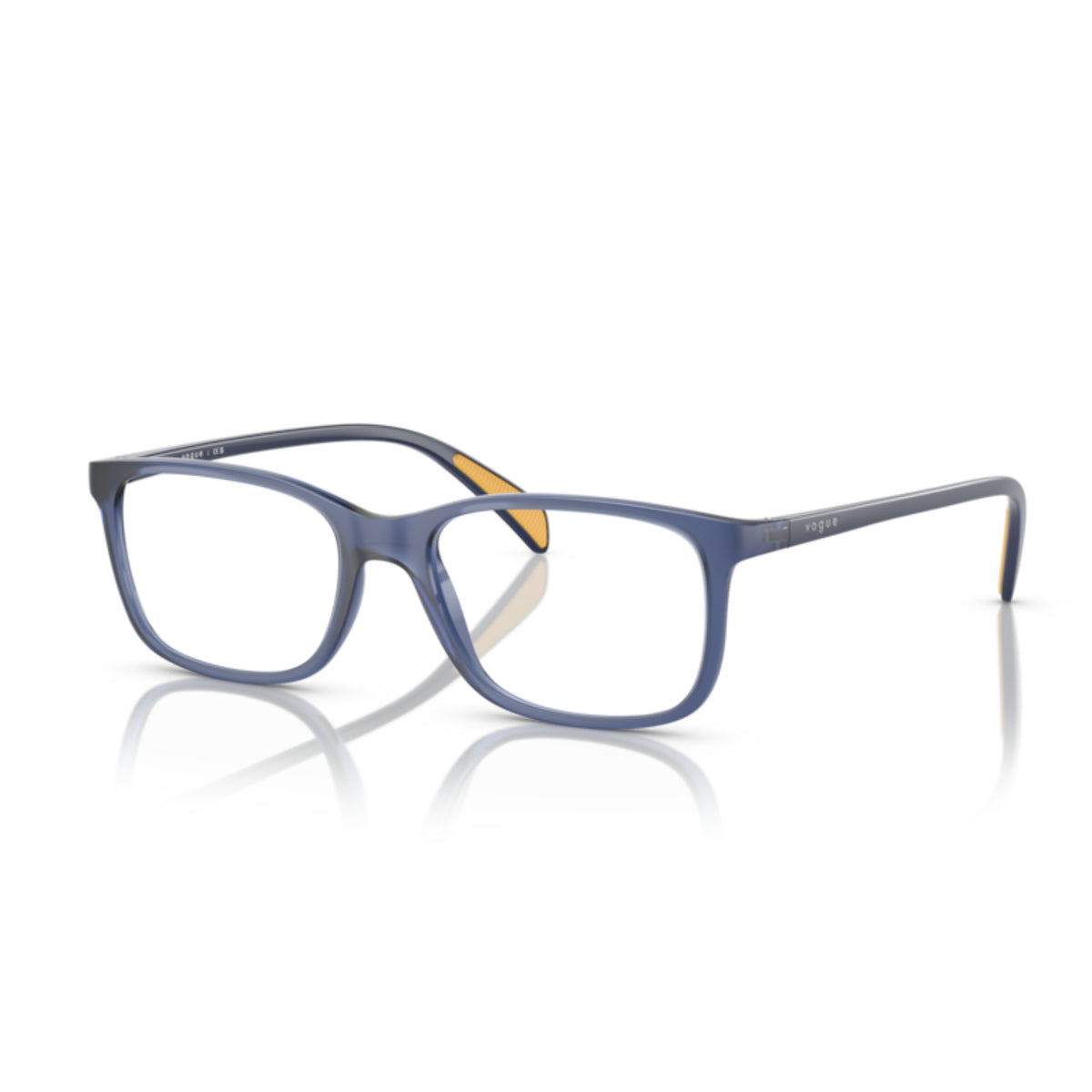 Vogue VO5508I matte/shiny blue square eyeglasses with plastic frame