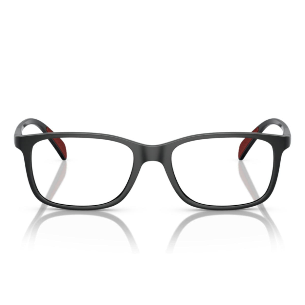 Vogue VO5508I matte/shiny black square eyeglasses, full-rim plastic frame