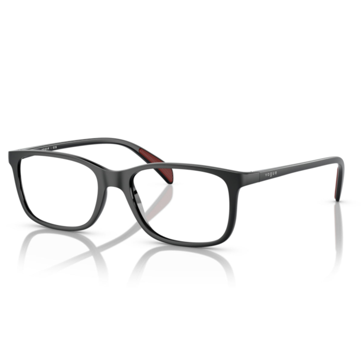 Vogue VO5508I matte/shiny black square eyeglasses with plastic frame