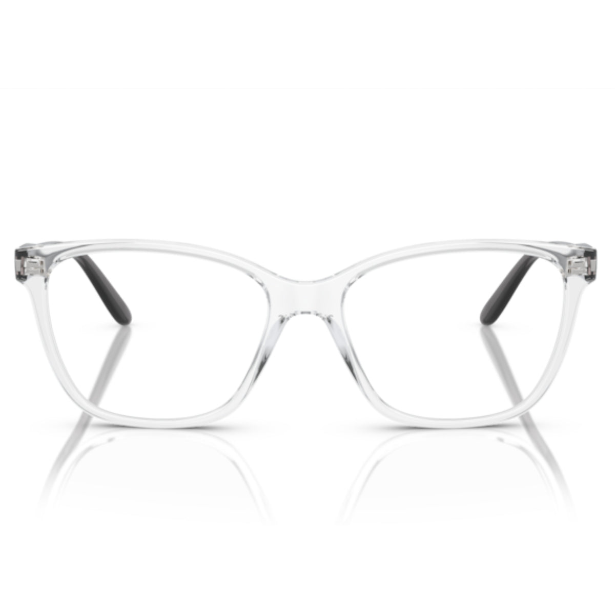 Vogue VO5518 transparent square eyeglasses, full-rim lightweight frame