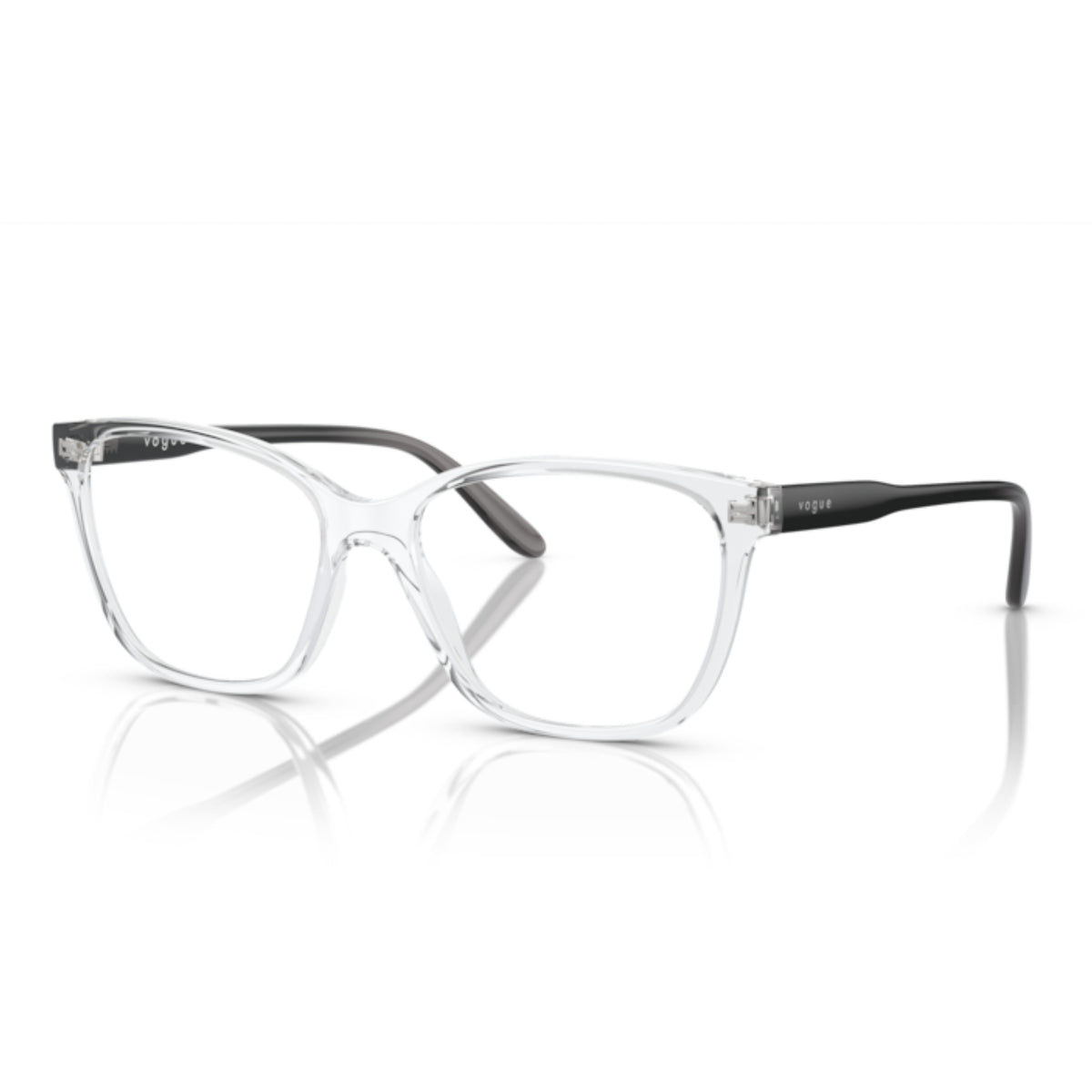 Vogue VO5518 transparent square eyeglasses with lightweight frame