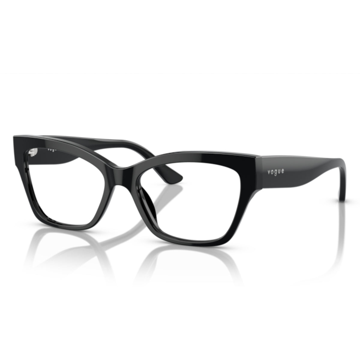 Vogue VO5523 black cat-eye eyeglasses with acetate frame