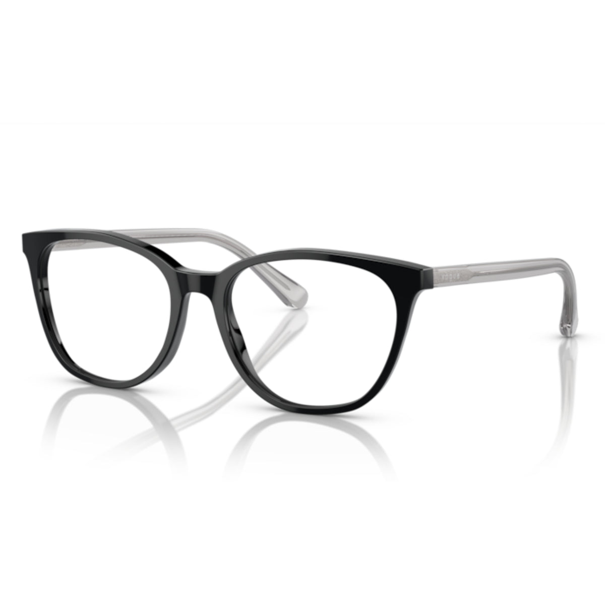 Vogue VO5533I black square eyeglasses with acetate frame