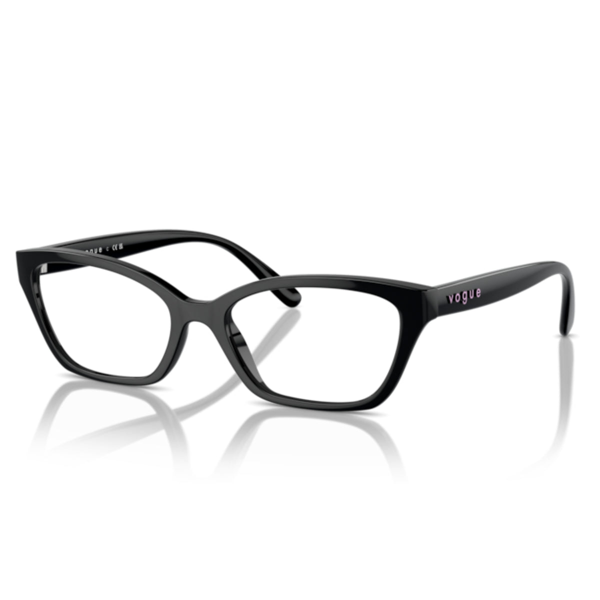 Vogue VO5545I black cat-eye eyeglasses with lightweight frame