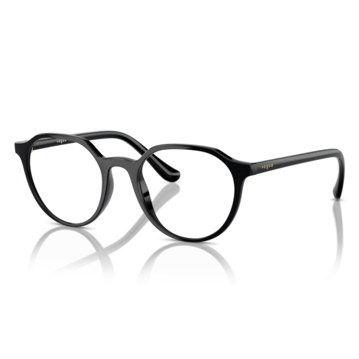 Vogue VO5546I black geometric eyeglasses with lightweight frame
