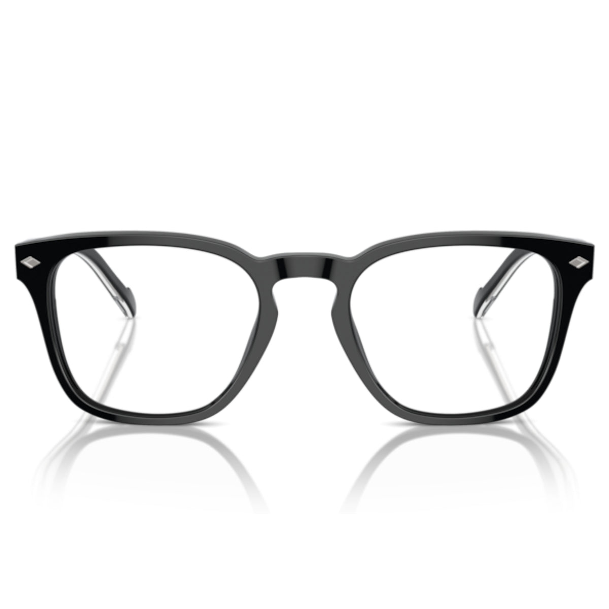 Vogue VO5570 black square eyeglasses, full-rim acetate frame