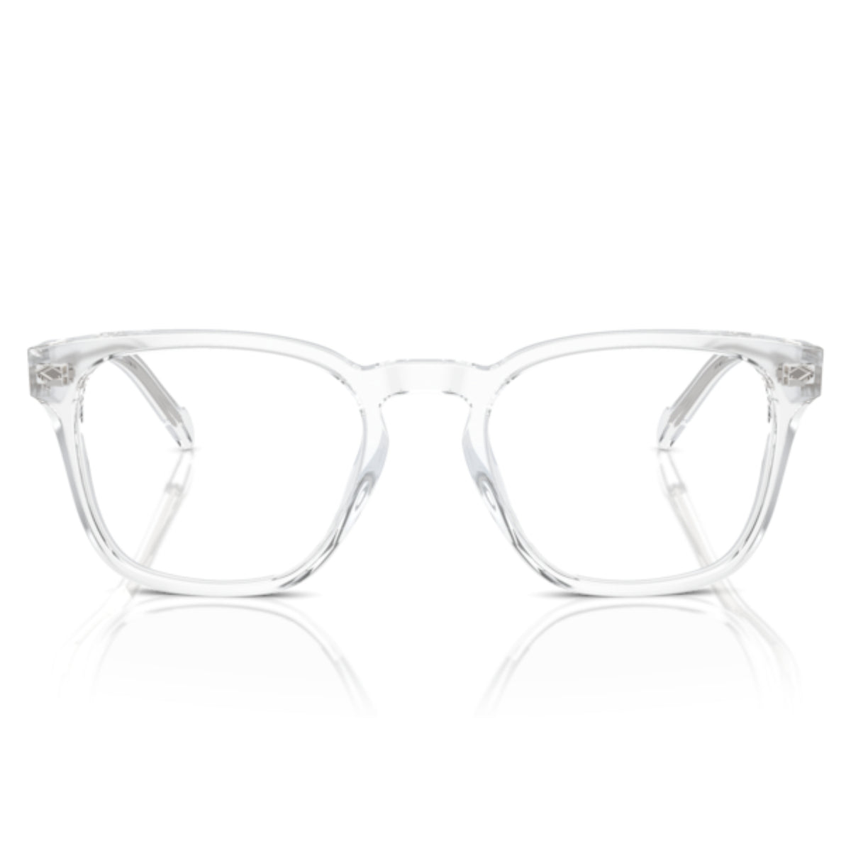 Vogue VO5570 transparent square eyeglasses, full-rim acetate frame