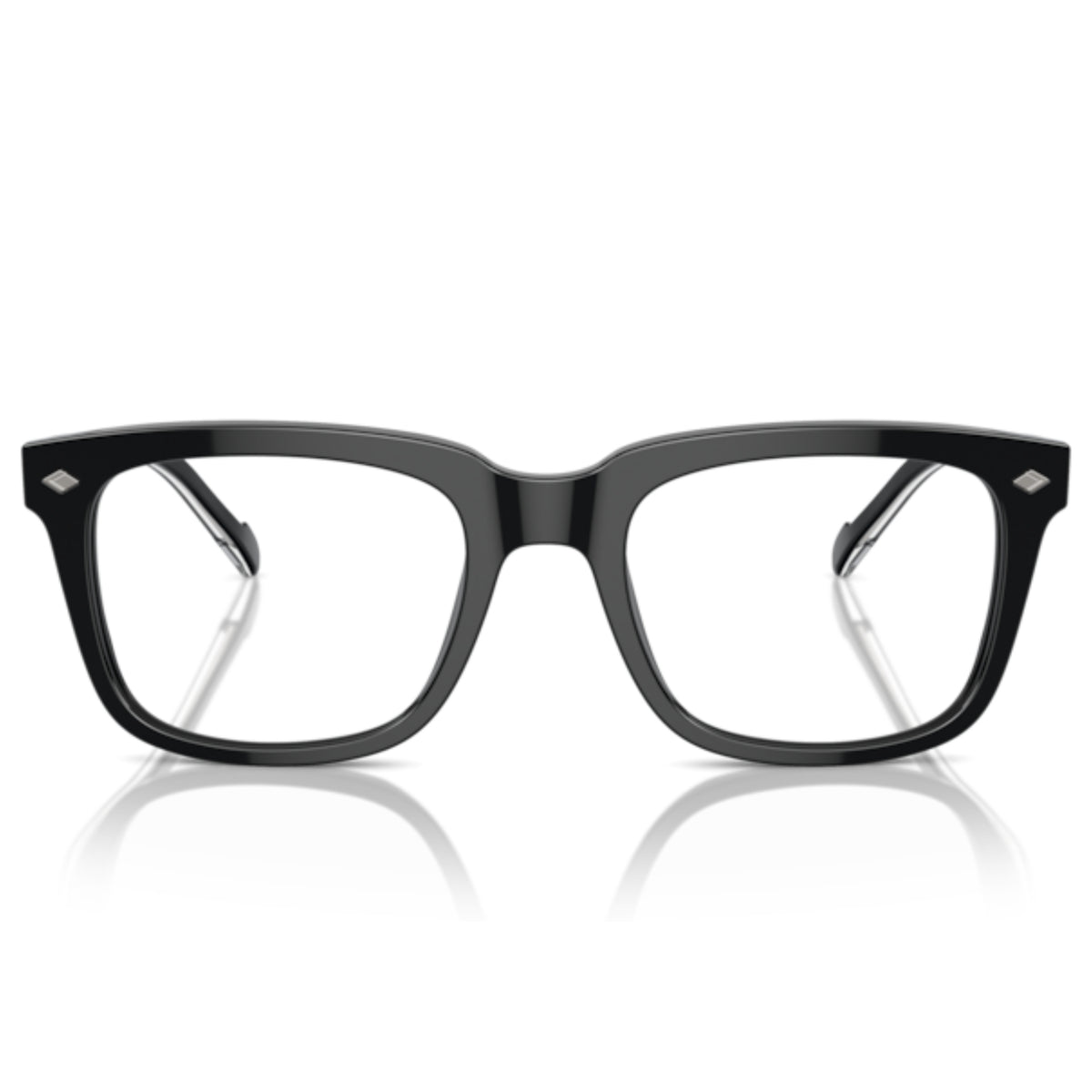 Vogue VO5572 black square eyeglasses, full-rim acetate frame