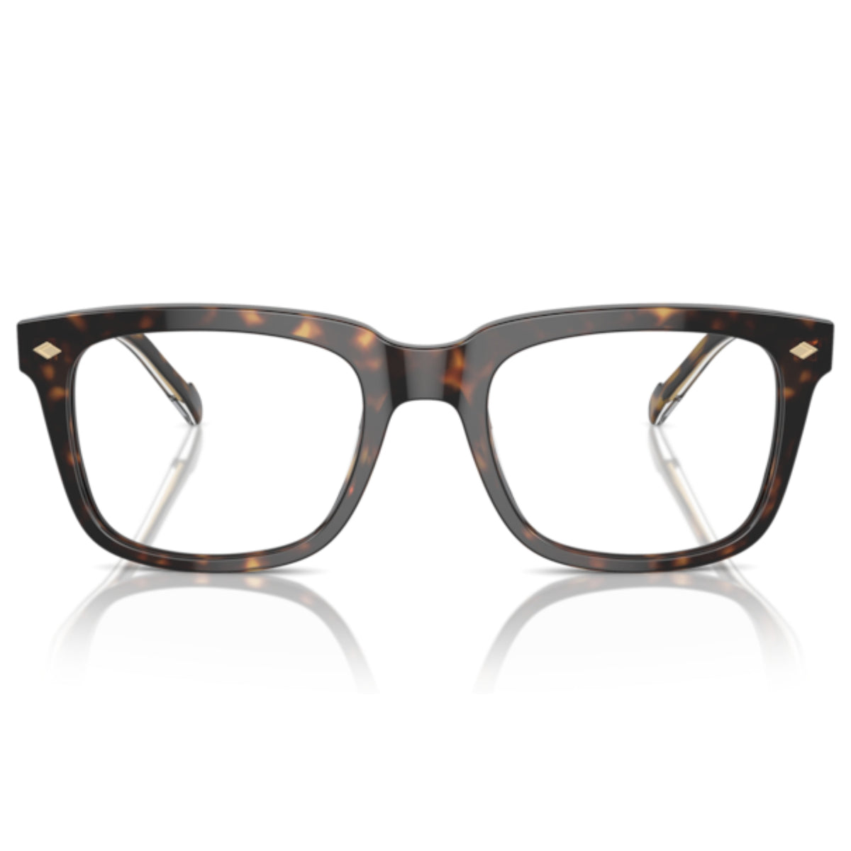 Vogue VO5572 dark havana square eyeglasses, full-rim acetate frame