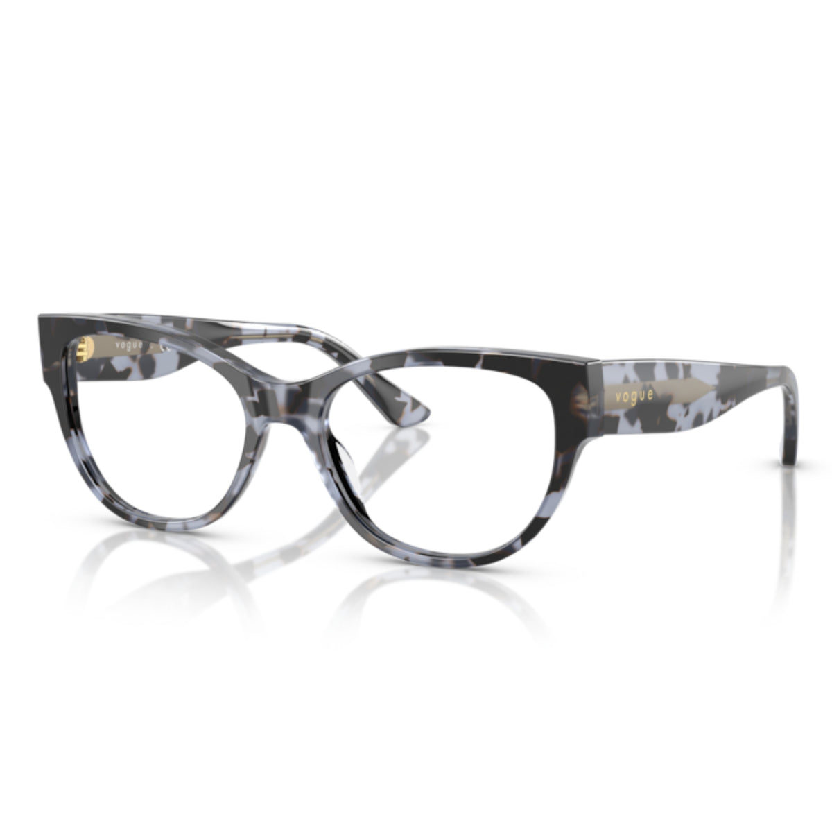 Vogue VO5604 blue tortoise cat-eye eyeglasses with acetate frame