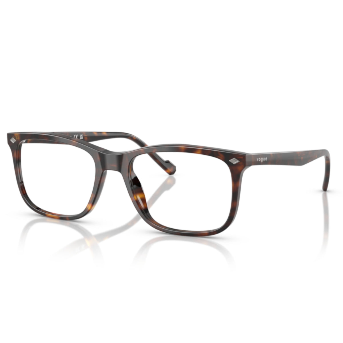 Vogue VO5617 dark havana square eyeglasses with acetate frame