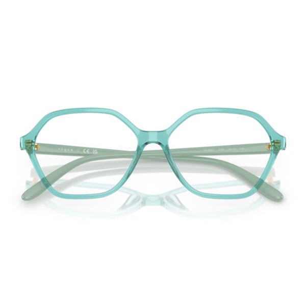 Vogue VO5622 3192 Transparent Torquoise Geometric Eyeglasses