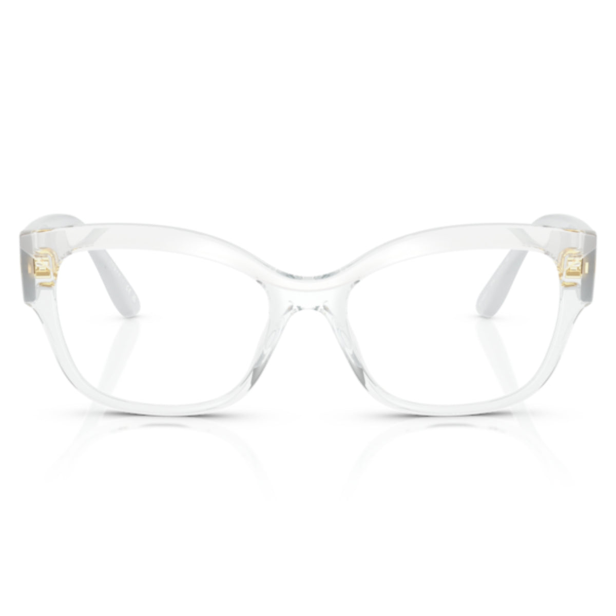 Vogue VO5635U top white/transparent square eyeglasses, full-rim lightweight frame