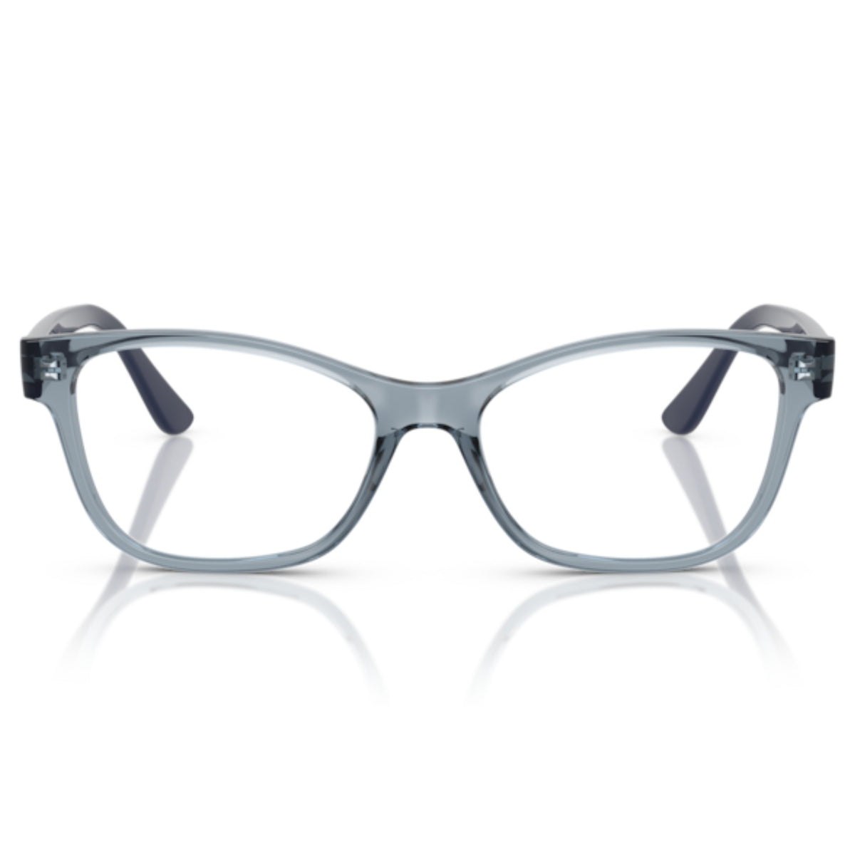 Vogue VO5646I transparent light blue square eyeglasses, full-rim lightweight frame
