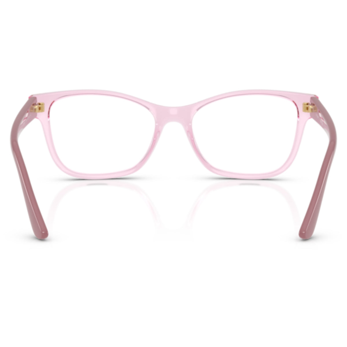 Vogue VO5646I transparent violet square eyeglasses, full-rim lightweight frame, another view