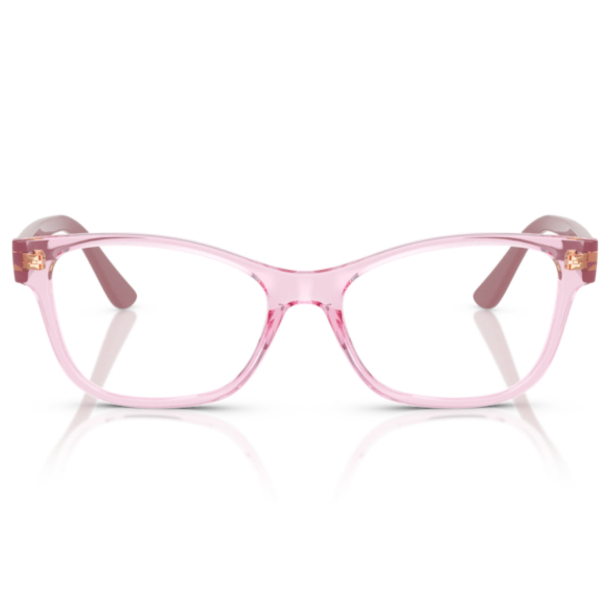 Vogue VO5646I transparent violet square eyeglasses, full-rim lightweight frame