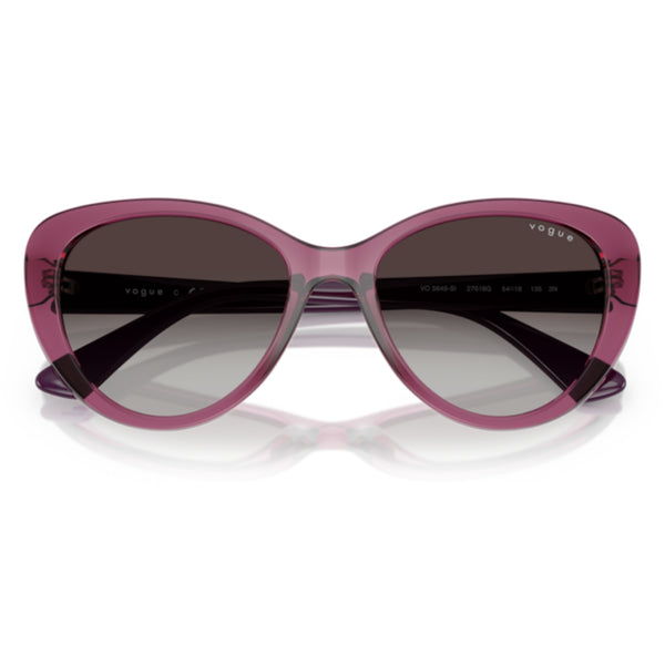 Vogue VO5649SI 27618G Transparent Purple Cat Eye Sunglasses