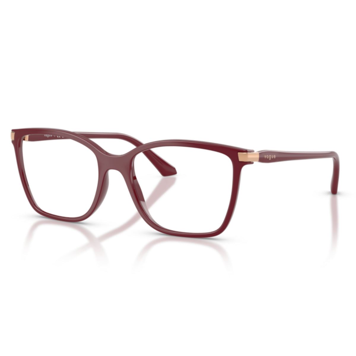 Vogue VO5654 full cherry square eyeglasses with lightweight frame