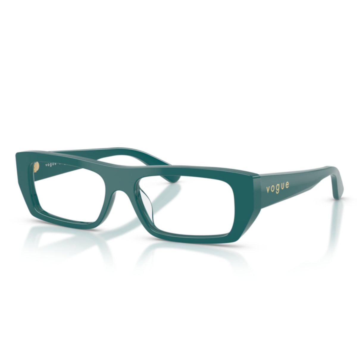 Vogue VO5660U full green rectangle eyeglasses with acetate frame