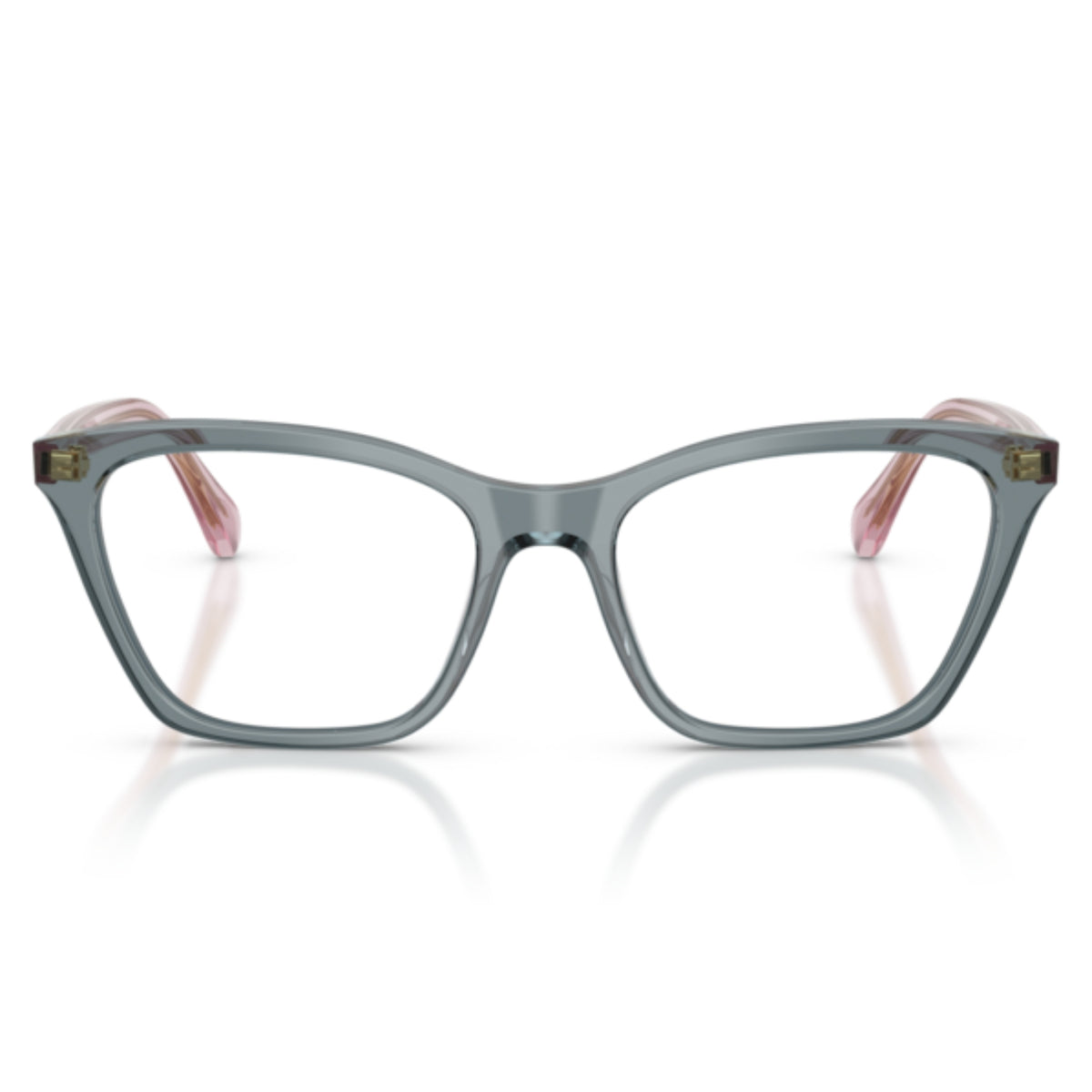 Vogue VO5662I transparent ocean cat-eye eyeglasses, full-rim acetate frame